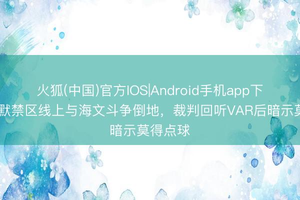火狐(中国)官方IOS|Android手机app下载 帕尔默禁区线上与海文斗争倒地，裁判回听VAR后暗示莫得点球