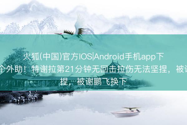 火狐(中国)官方IOS|Android手机app下载 又伤一个外助！特谢拉第21分钟无回击拉伤无法坚捏，被谢鹏飞换下