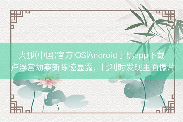火狐(中国)官方IOS|Android手机app下载 卢浮宫劫案新陈迹显露，比利时发现里面像片